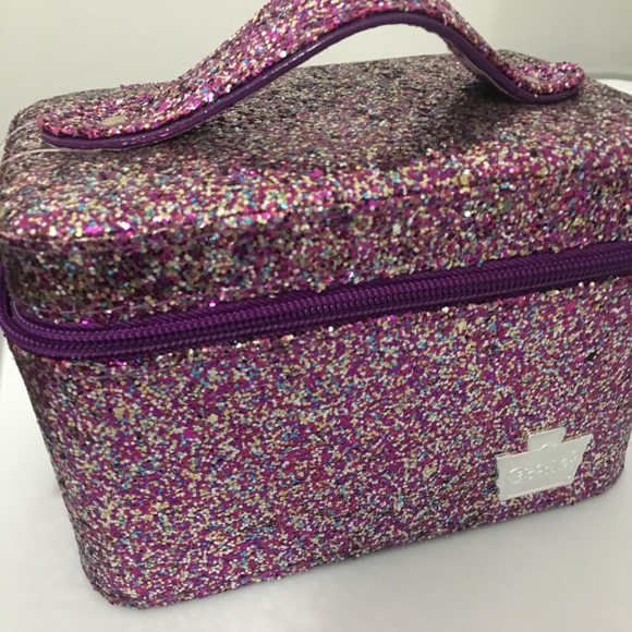 glitter makeup case